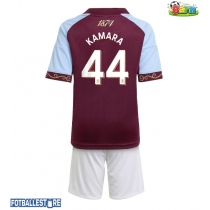 Aston Villa Boubacar Kamara #44 Hjemmedraktsett Barn 2025-26 Kortermet (+ Korte bukser)